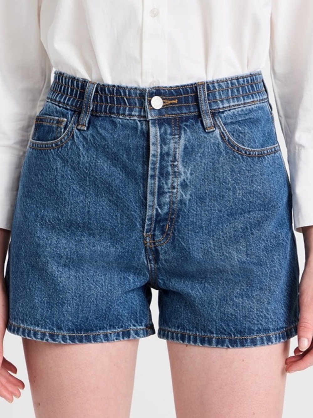 NWT STILL HERE AMES SHORTS, 26, WHITE